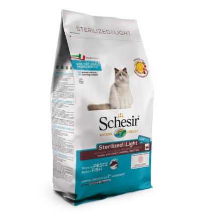 Schesir Esterlizado c/ Peixe Gatos (Linha Seca)