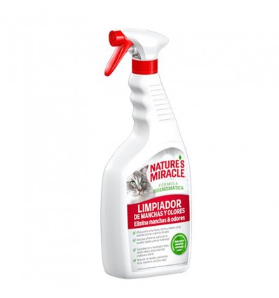 Nature's Miracle Eliminador de manchas e odores Gato 709ml