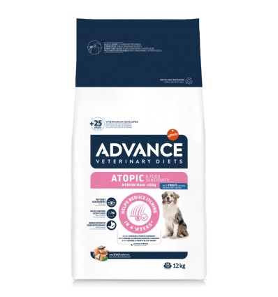 Advance Cão Atopic medium/maxi com truta
