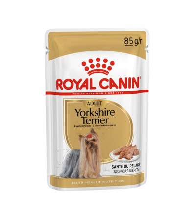 Royal Canin Yorkshire Terrier Adult Húmidos Saqueta 12x85g
