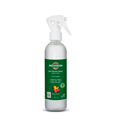 Megamazon Fast Shower Spray - Banho a Seco com Pitanga e Buriti 240ml
