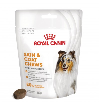 Royal Canin Cão Suplemento Skin & Coat Chews 240gr