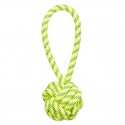 Brinquedo Trixie AquaToy Corda com Bola em Poliester Flutuante (7x21cm)