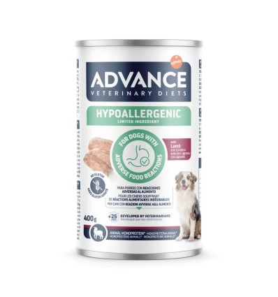 Advance VET Cão Húmidos Hypoallergenic Cordeiro