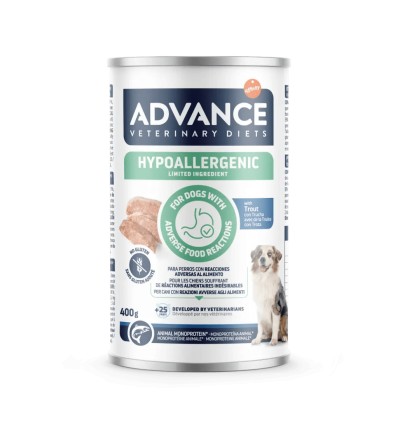 Advance VET Cão Húmidos Hypoallergenic Truta