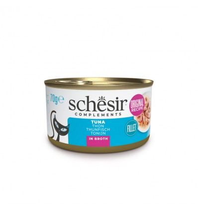 Schesir Gatos Húmidos Frango c/ Maçã 75gr