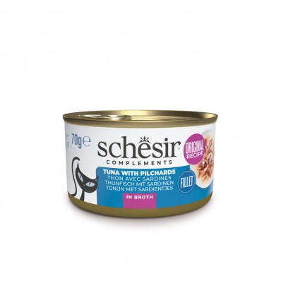 Schesir Gato Húmidos in cooking broth Atum com Sardinha