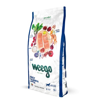 Weego Cão Adulto Salmão e Maça