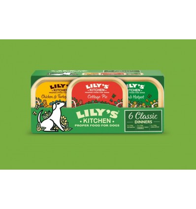 Lily's Kitchen Cão Húmidos Classic Dinners Multipack 6x150gr