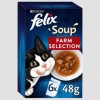 Purina Gatos Húmidos Felix Soup Original (seleção do campo) 6x48gr.