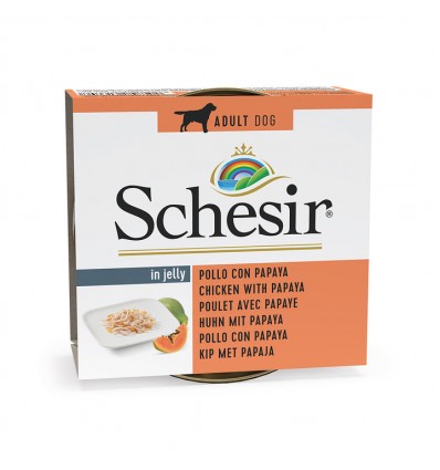 Schesir Cão Húmidos in jelly Frango com Papaia 150gr