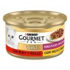 Purina Gourmet Gold Duplo Prazer Com Carne Vaca lata 85gr