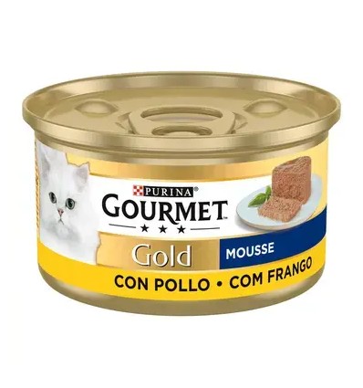 Purina Gourmet Gold Mousse Frango lata 85gr