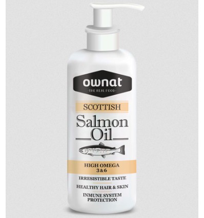 Óleo de Salmão Ownat para Cães e Gatos - 250ml