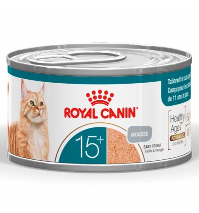 Royal Canin Ageing +15 (Mousse), Gatos, Húmidos, Sénior, Alimento
