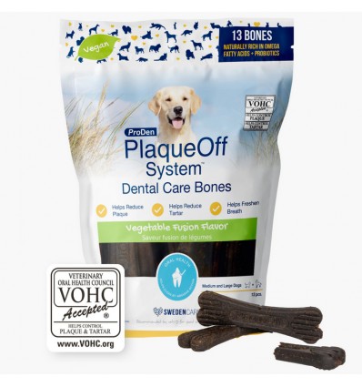 ProDen PlaqueOff Bones Veggie Cão 482gr