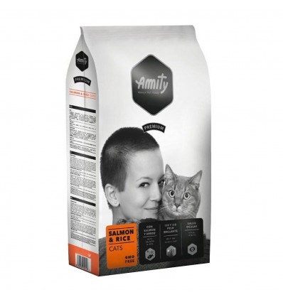 Amity Gato Premium Salmão e Arroz