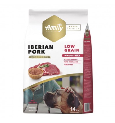 Amity Cão Super Premium (Low Grain) Adulto Porco Ibérico