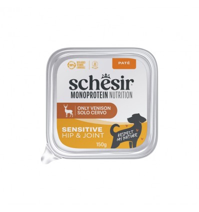 Schesir Cão Húmidos Sensitive Hip&Joint Veado Monoprotein