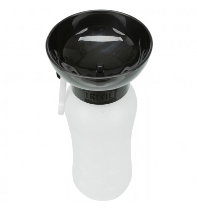 Garrafa em plástico com Bebedouro Trixie cor sortida 550ml (TX24609)
