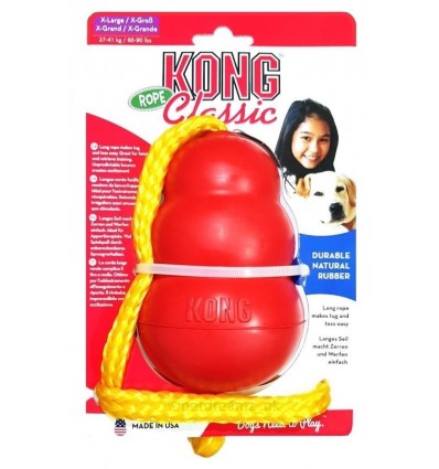 Brinquedo Kong Classic Corda - Medium (7-16kg)