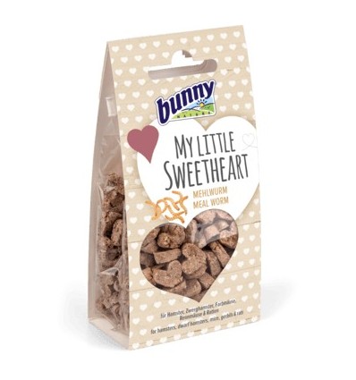 Bunny Nature Snacks c/ Larvas de Farinha p/ Coelhos/Roedores 30gr.