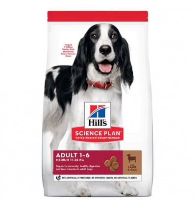 Hill's Science Plan Canine Medium Adult Borrego 12kg