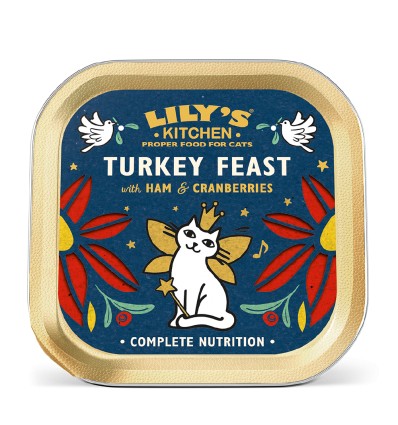 Lily´s Kitchen Natal Gato Húmidos Turkey Feast (Smooth Paté) - 0,85gr